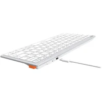 Клавиатура A4Tech Fstyler FBX51C (серебристый/белый) фото 7